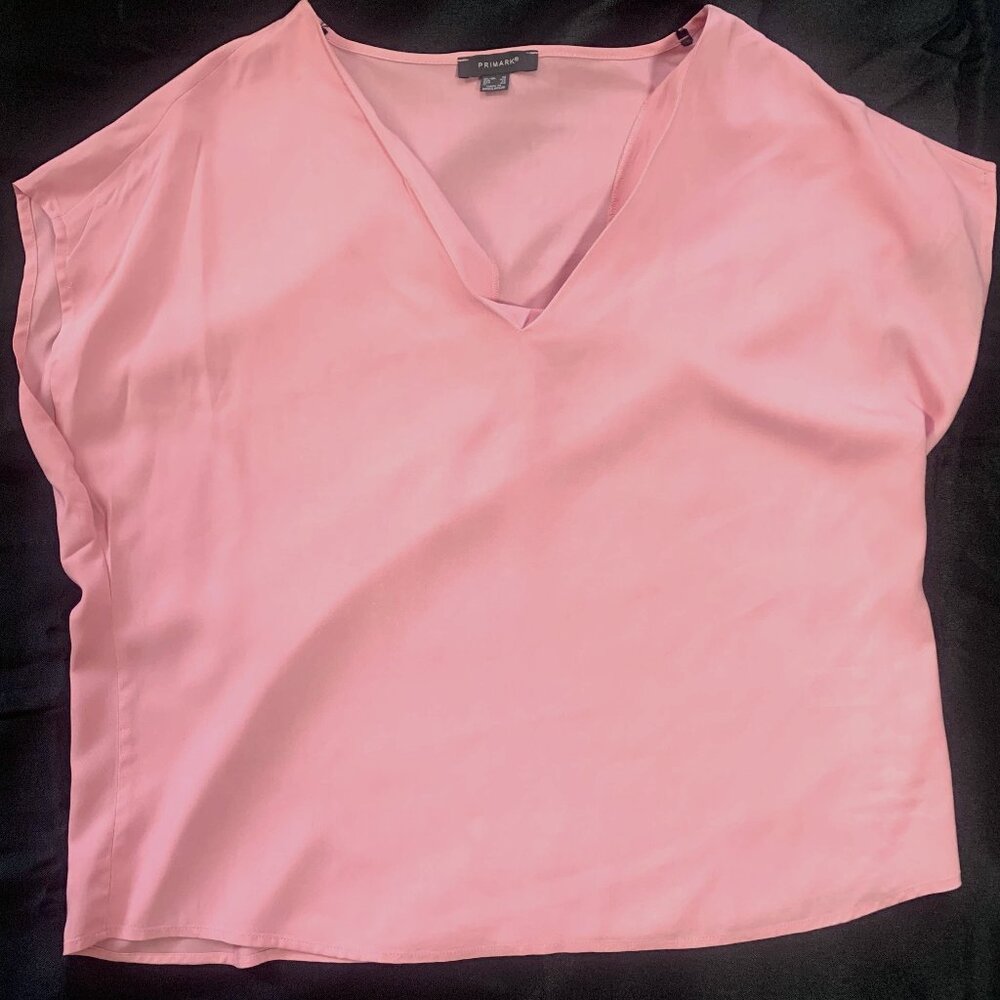Primark light pink oversized blouse